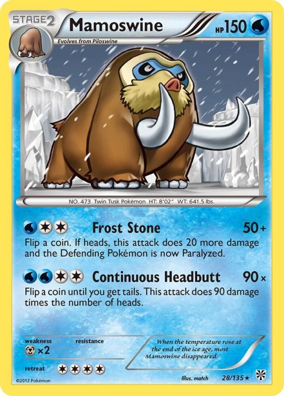 Mamoswine - Reverse Holo