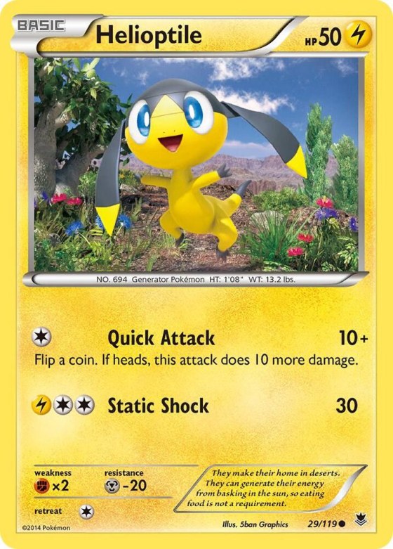 Helioptile (29) - Reverse Holo