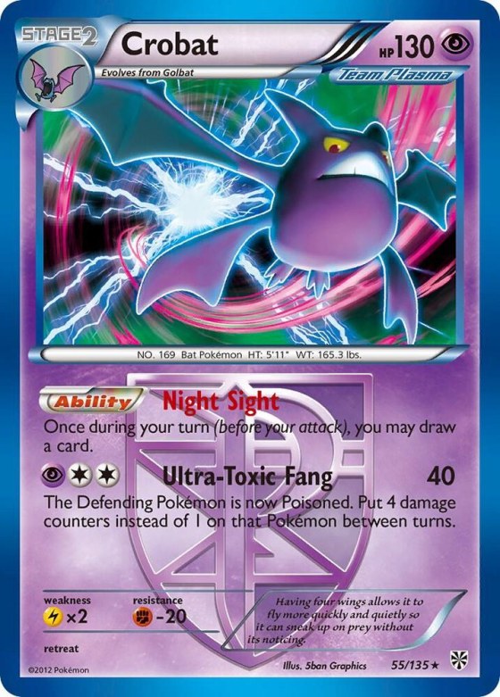 Crobat (Team Plasma) - Holo