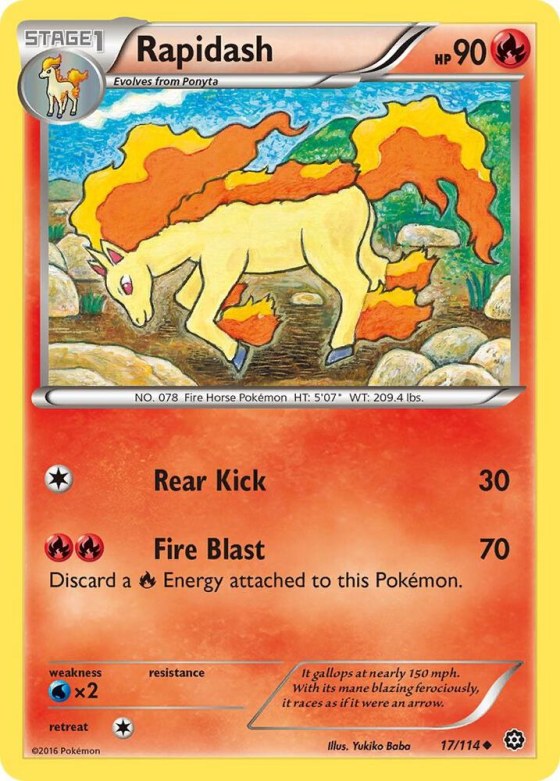 Rapidash - Reverse Holo