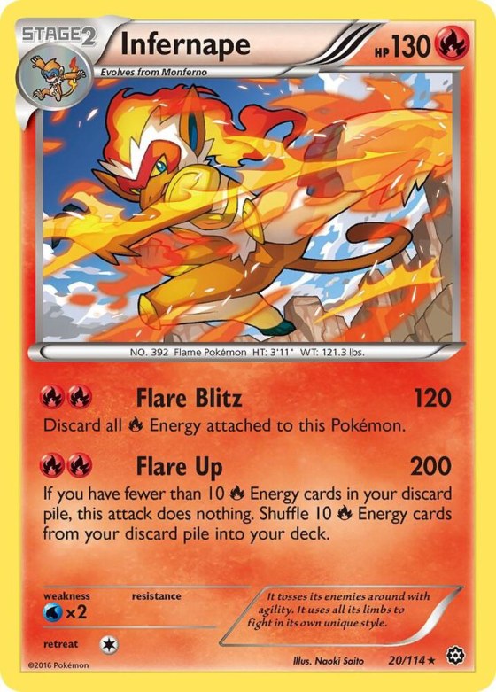 Infernape - Reverse Holo