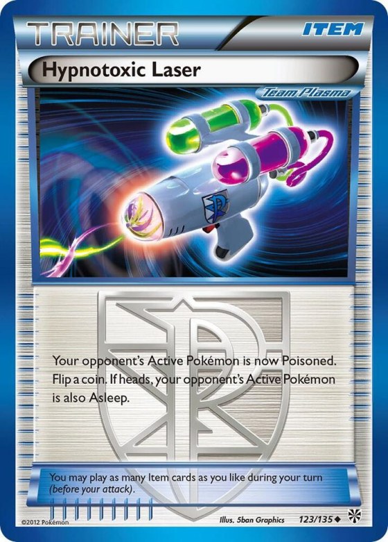 Hypnotoxic Laser (Team Plasma) - Reverse Holo