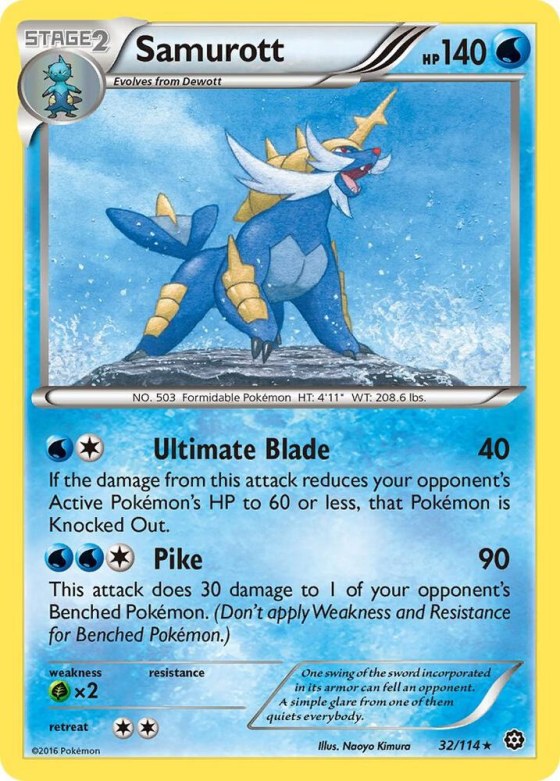 Samurott - Reverse Holo