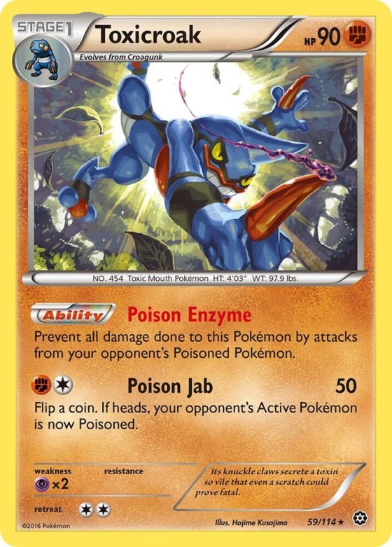 Toxicroak - Reverse Holo