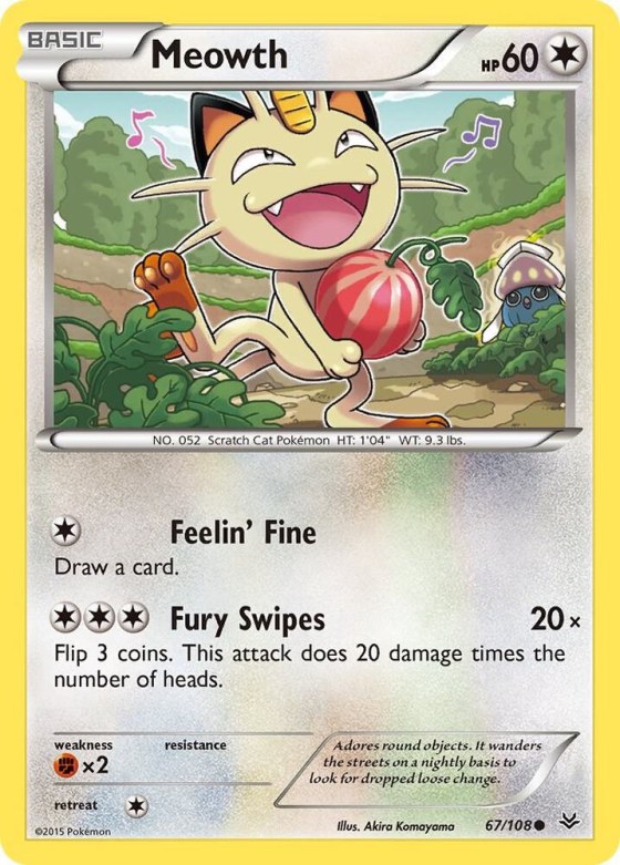 Meowth - Reverse Holo