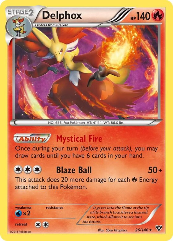 Delphox - Reverse Holo