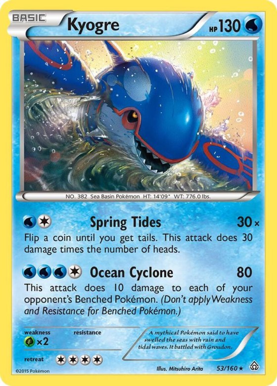 Kyogre - Reverse Holo