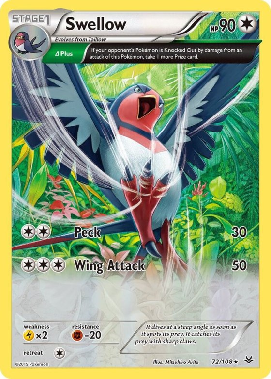 Swellow (72 Delta) - Reverse Holo