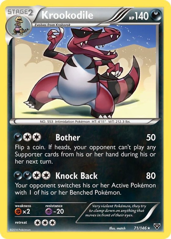 Krookodile - Reverse Holo