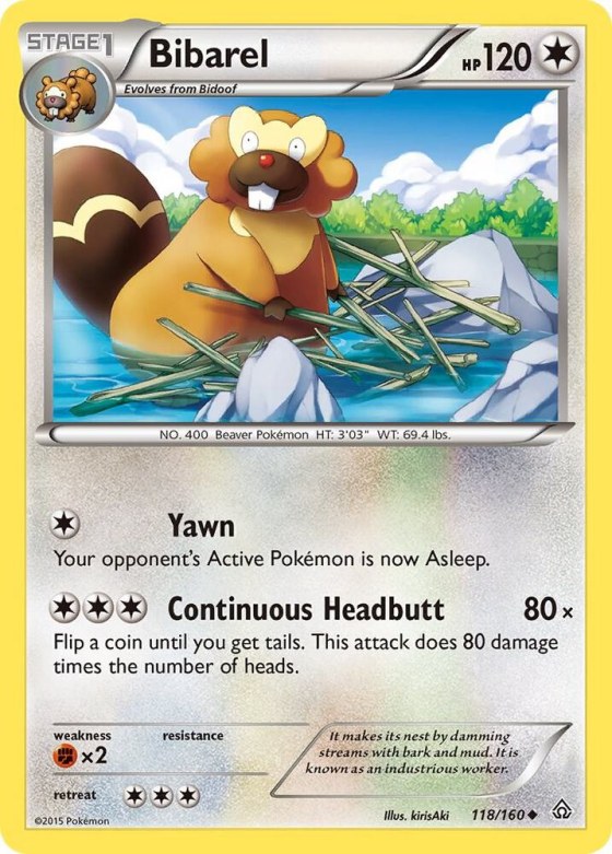 Bibarel - Reverse Holo