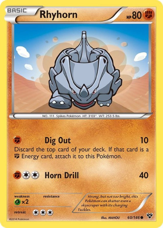 Rhyhorn - Reverse Holo