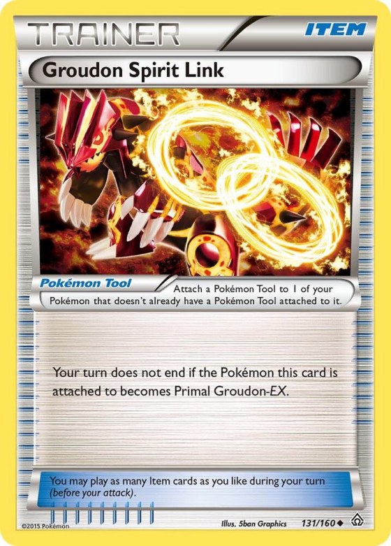 Groudon Spirit Link - Reverse Holo