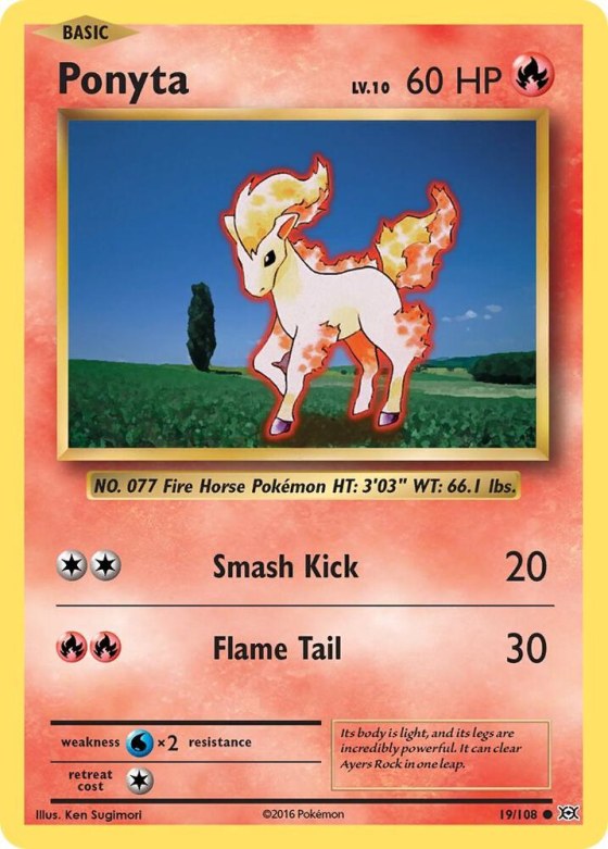 Ponyta - Reverse Holo