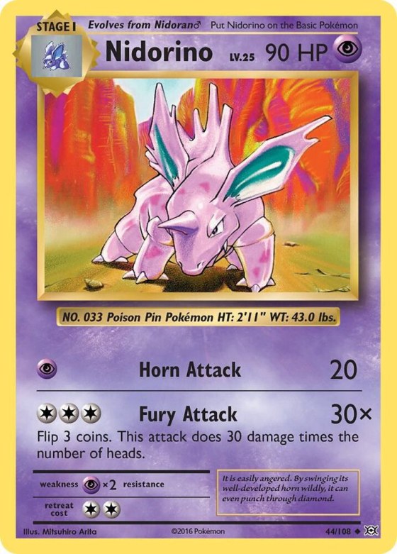 Nidorino - Reverse Holo