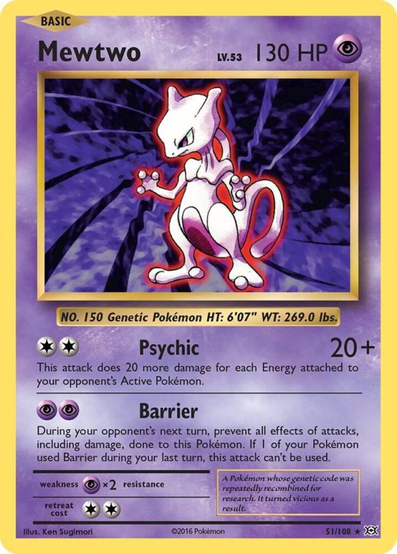 Mewtwo - Reverse Holo