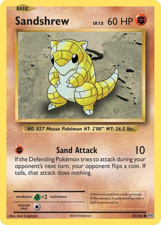 Sandshrew - Reverse Holo