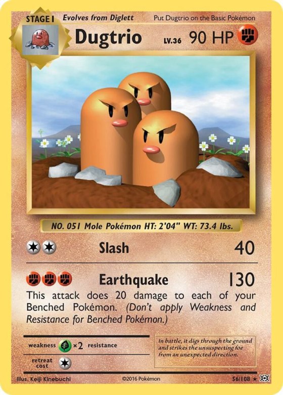 Dugtrio - Reverse Holo