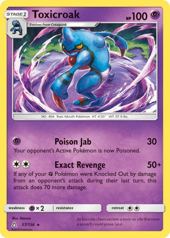 Toxicroak - Reverse Holo