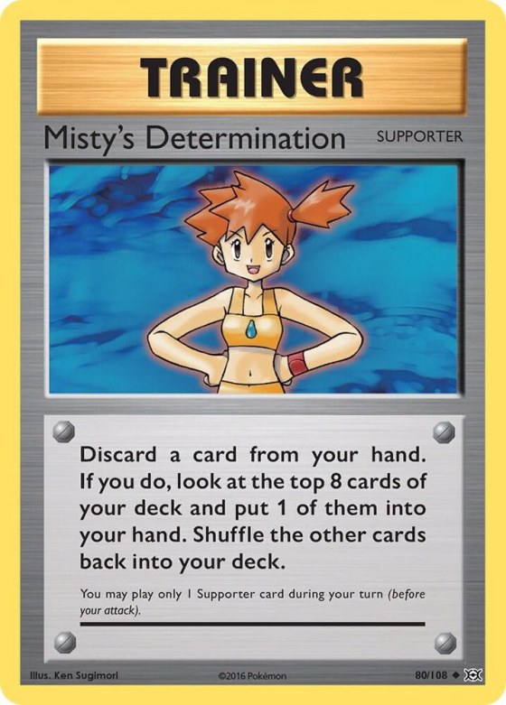 Misty's Determination - Reverse Holo
