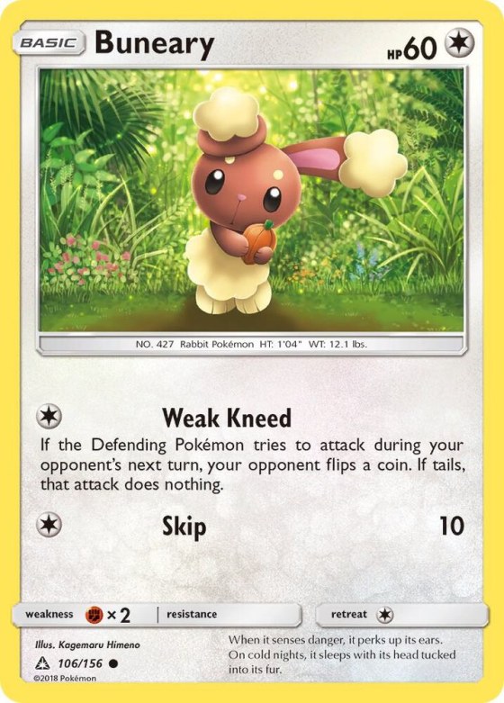 Buneary - Reverse Holo