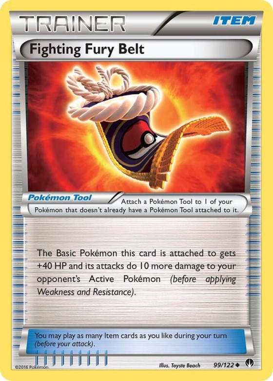 Fighting Fury Belt - Reverse Holo