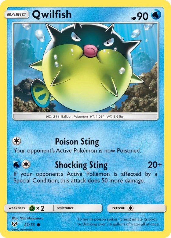 Qwilfish - Reverse Holo