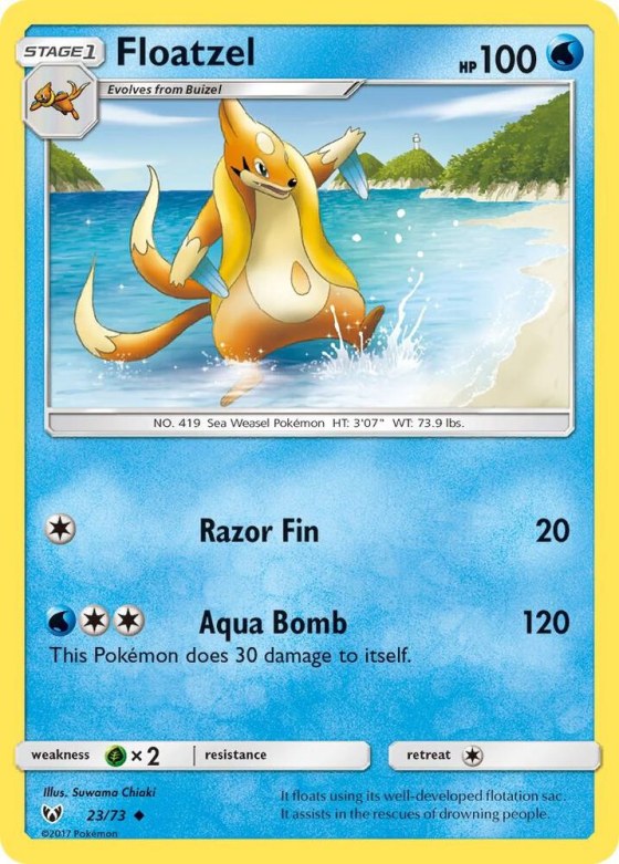 Floatzel - Reverse Holo