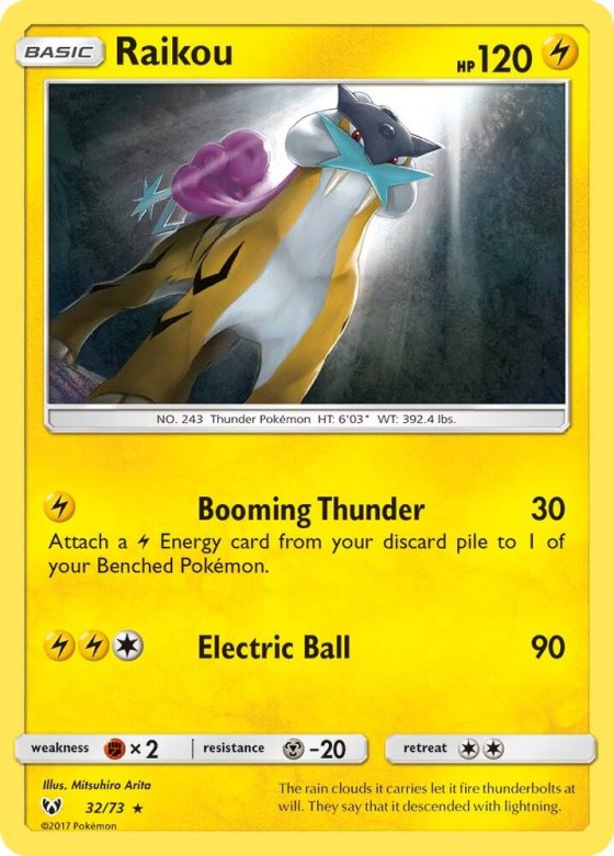 Raikou - Reverse Holo