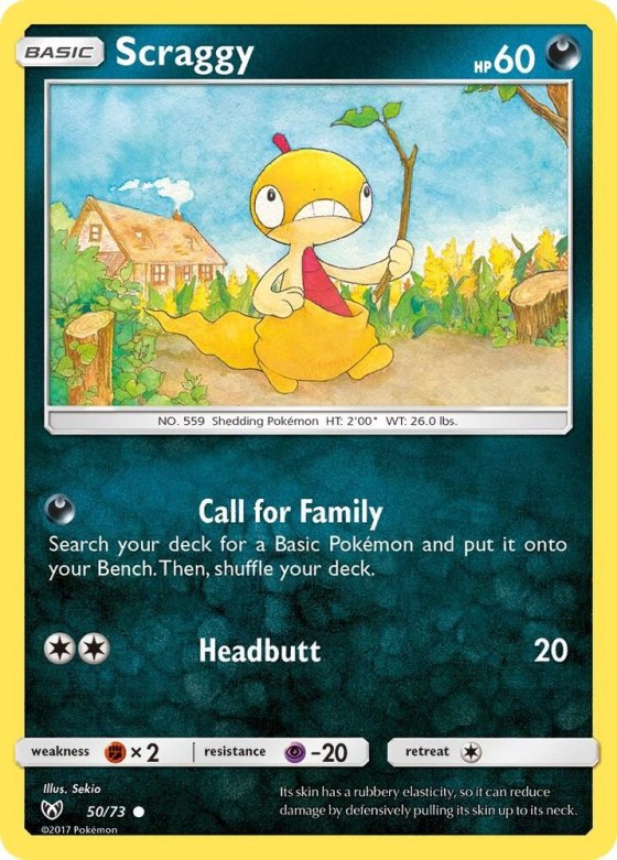 Scraggy - Reverse Holo