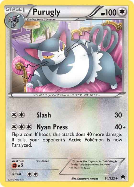 Purugly - Reverse Holo