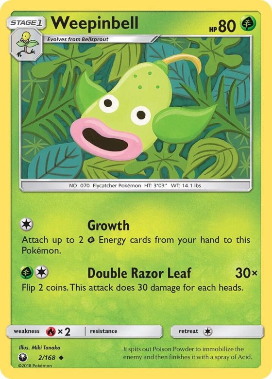 Weepinbell - Reverse Holo