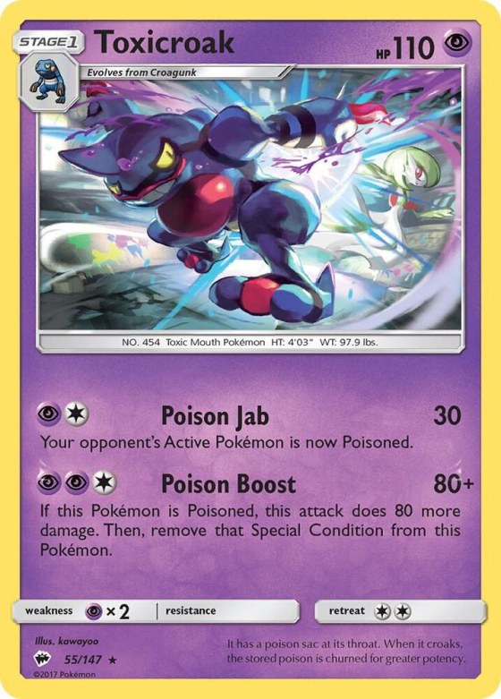 Toxicroak - Reverse Holo