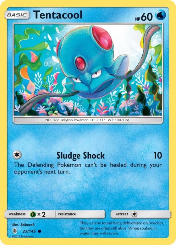 Tentacool - Reverse Holo