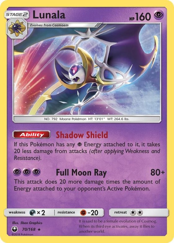 Lunala - Reverse Holo