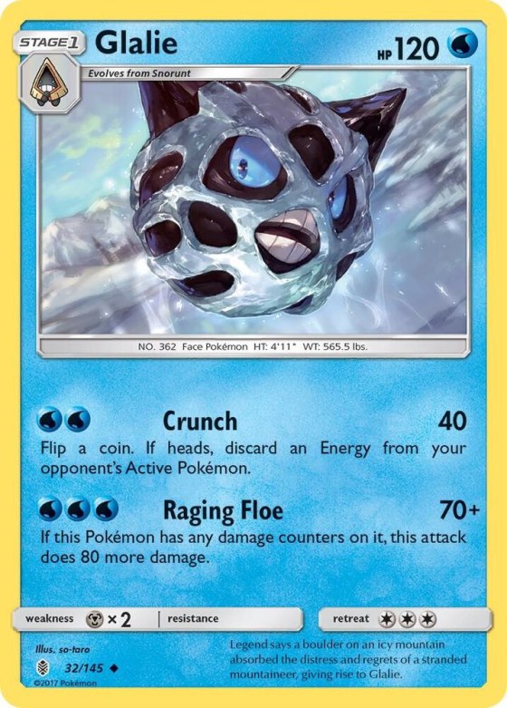 Glalie - Reverse Holo
