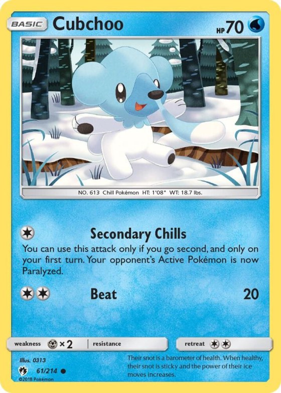 Cubchoo - Reverse Holo