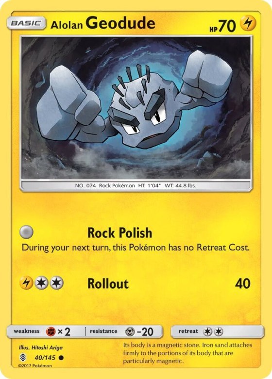 Alolan Geodude - Reverse Holo
