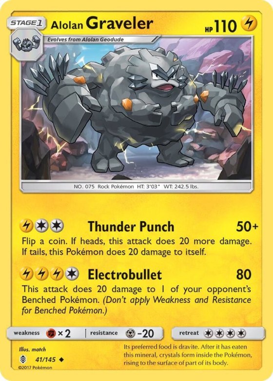 Alolan Graveler - Reverse Holo