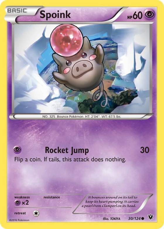 Spoink - Reverse Holo