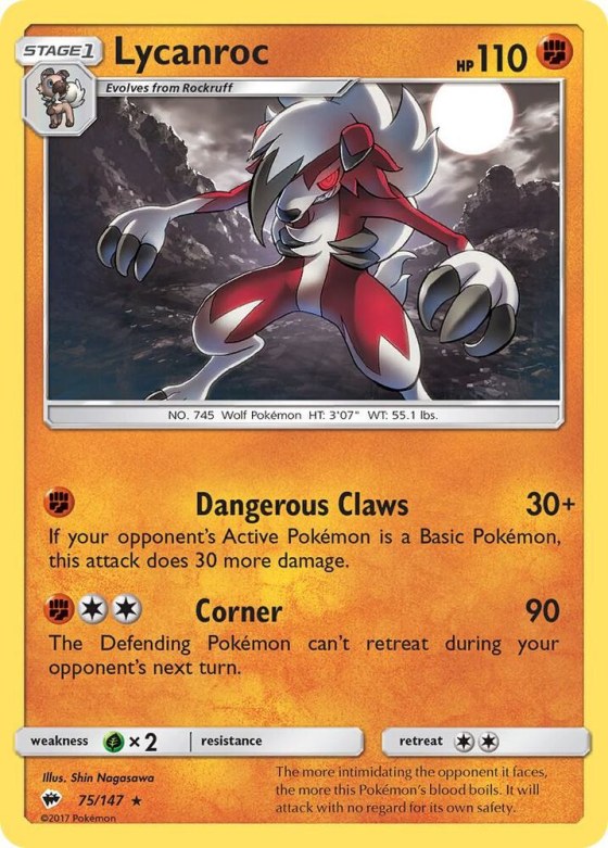 Lycanroc (75) - Reverse Holo