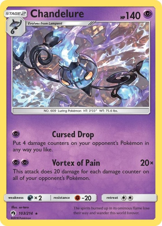 Chandelure - Reverse Holo