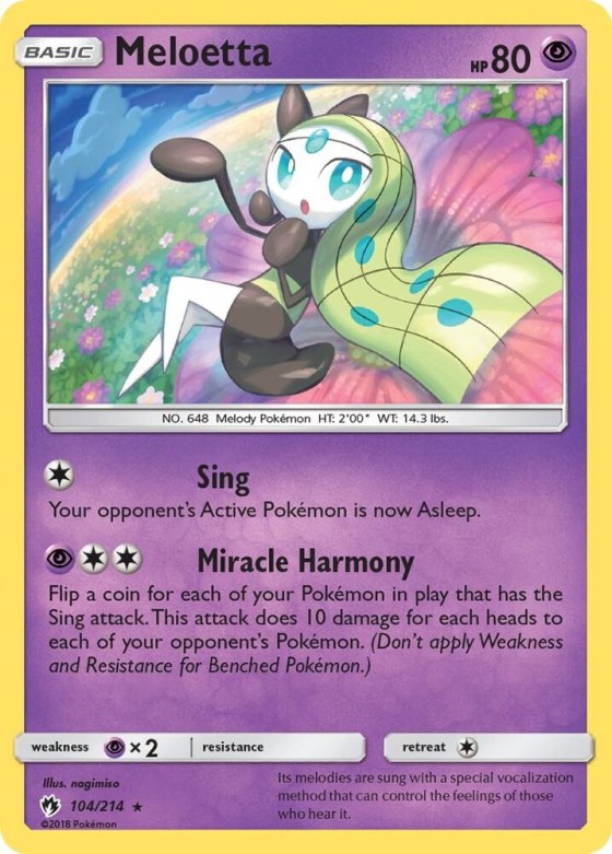 Meloetta - Reverse Holo