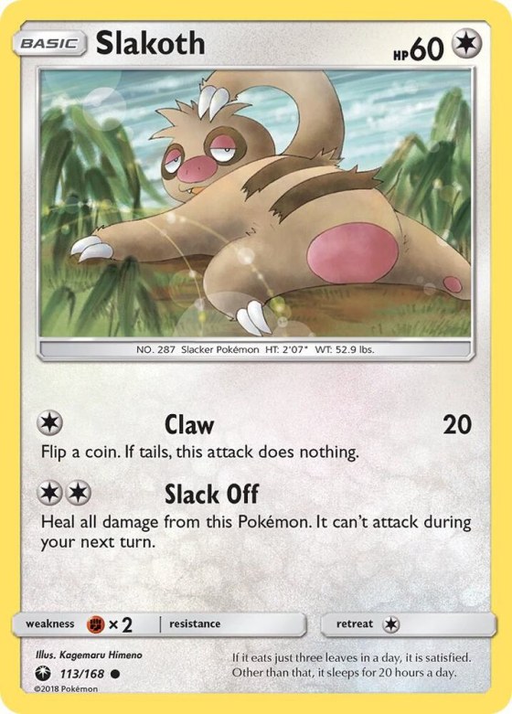 Slakoth - Reverse Holo