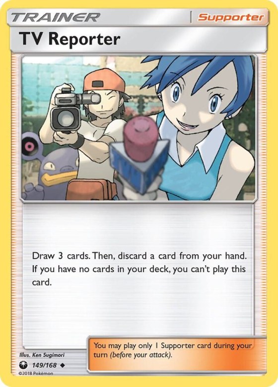TV Reporter - Reverse Holo