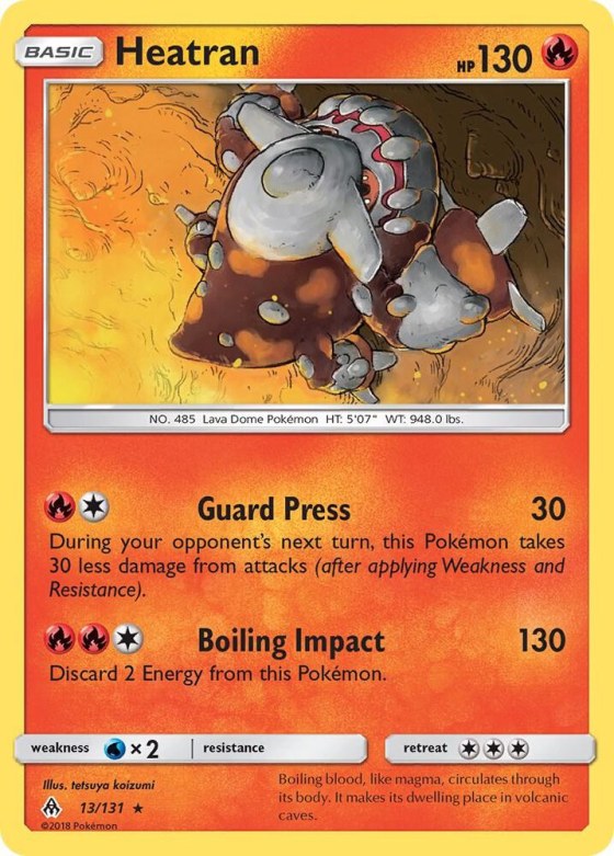 Heatran - Reverse Holo