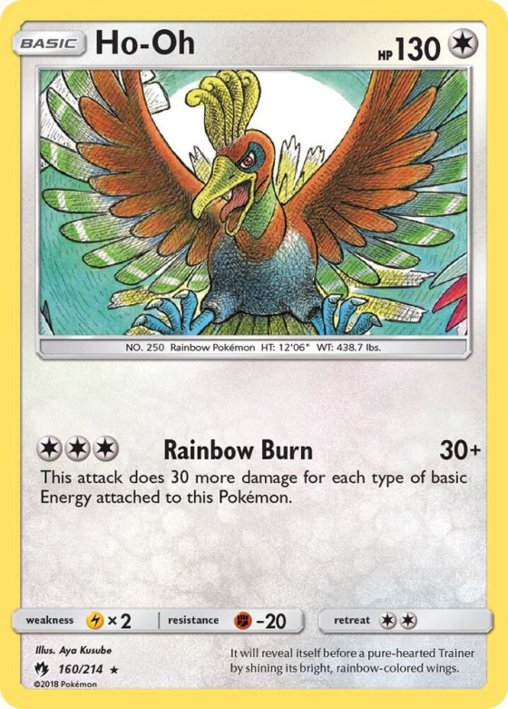 Ho-Oh - Reverse Holo