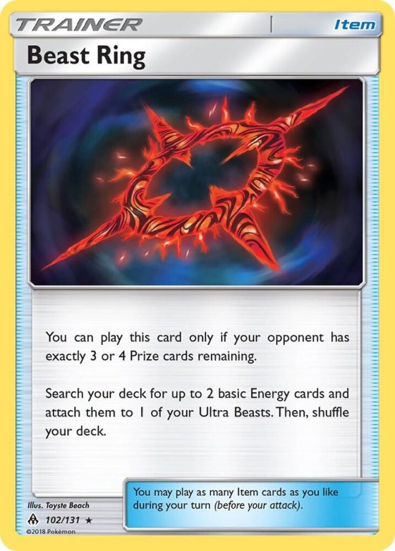 Beast Ring - Reverse Holo