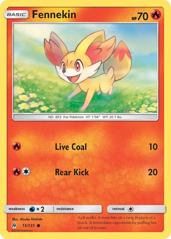 Fennekin (15) - Reverse Holo