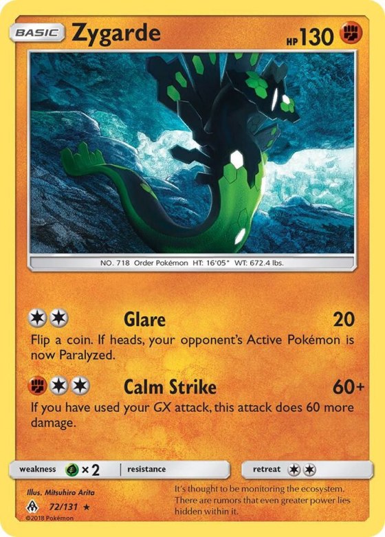 Zygarde (72) - Reverse Holo