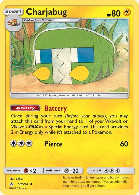 Charjabug - Reverse Holo